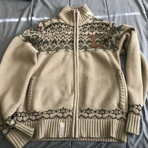 LRG Zip Up Lettermans Sweater